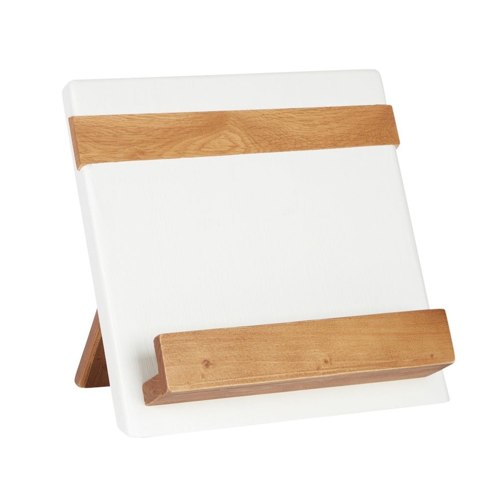 Pottery Barn {etúHOME} White iPad / Cookbook Holder | Handmade Reclaimed Wood